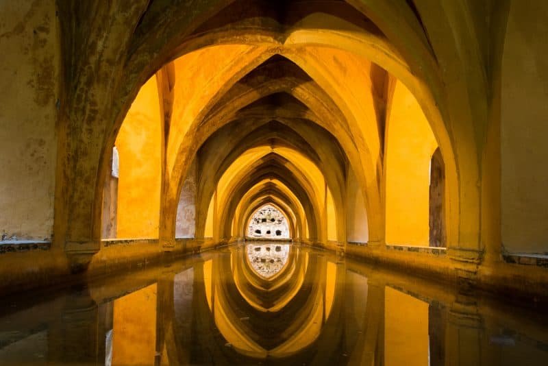 alcazar baths in seville