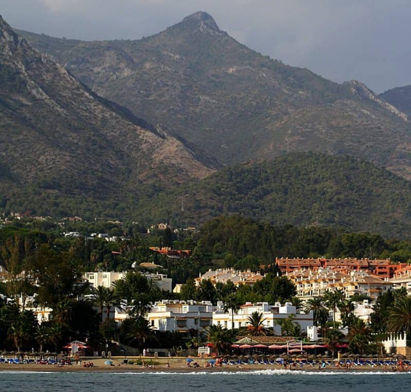 view of la concha marbella